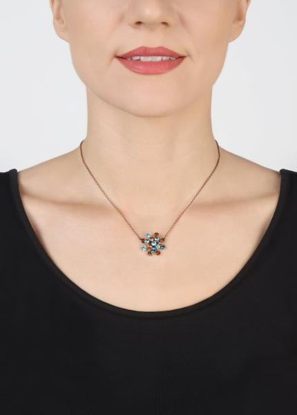 blau/braun - Magic Fireball Halskette von Konplott